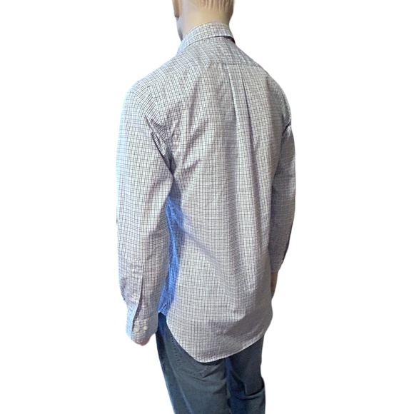 Ralph Lauren Dress Shirt Slim Fit Classic Windowpane Multi Check Plaid 15 32/33 - Picture 7 of 13